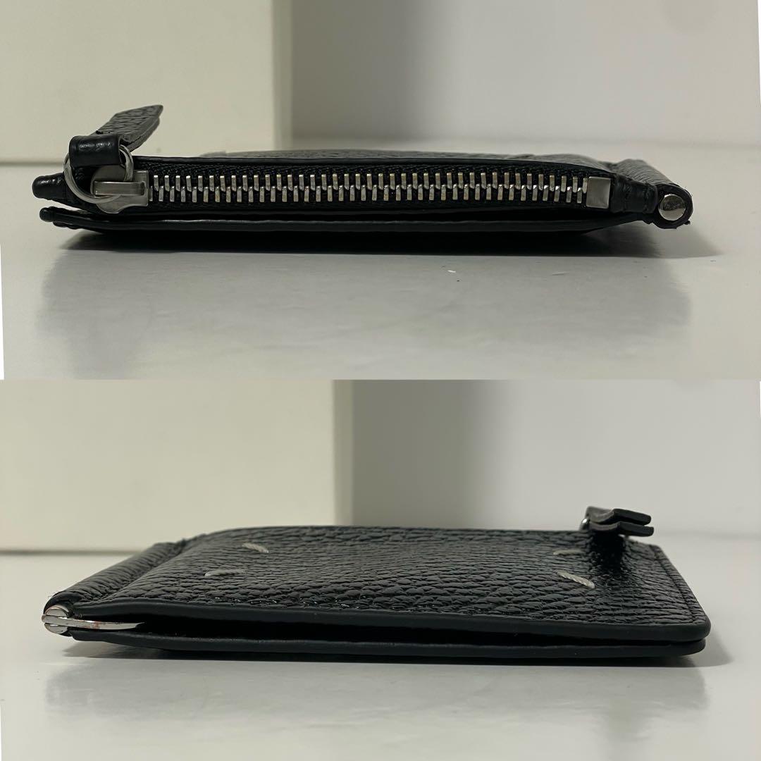 ✨極美✨ メゾンマルジェラ マネークリップ レザー ４ステッチ 黒 国内正規品✨