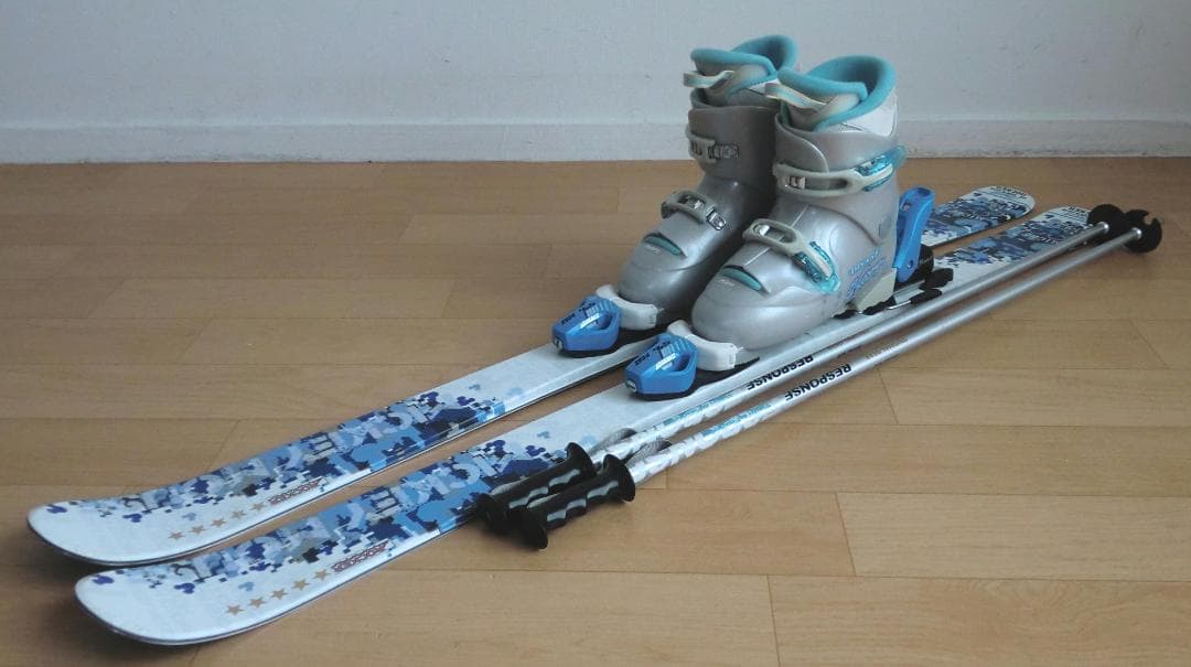 ■■11月限定■送料無料■ハート■子供用スキーセット■128/23■ミッキー■■