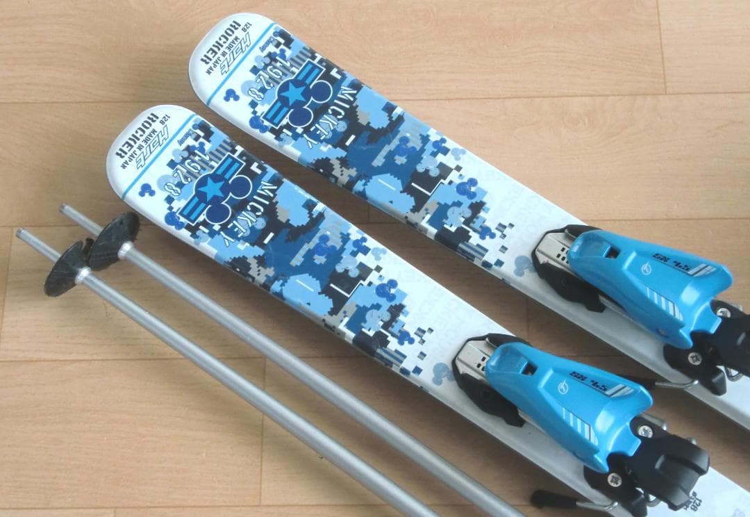 ■■11月限定■送料無料■ハート■子供用スキーセット■128/23■ミッキー■■