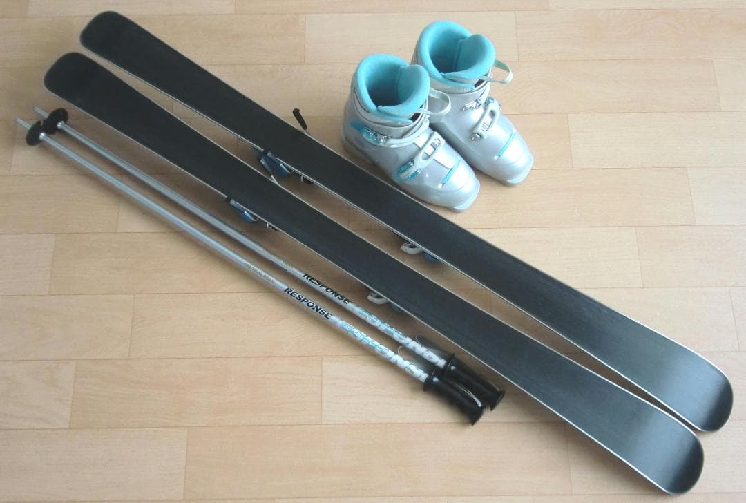 ■■11月限定■送料無料■ハート■子供用スキーセット■128/23■ミッキー■■