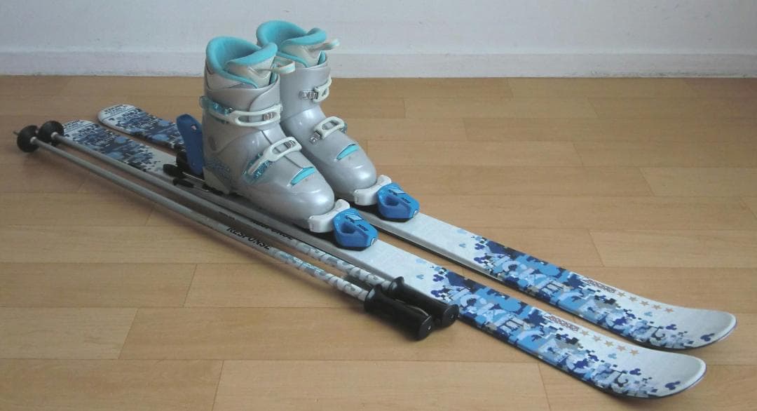 ■■11月限定■送料無料■ハート■子供用スキーセット■128/23■ミッキー■■