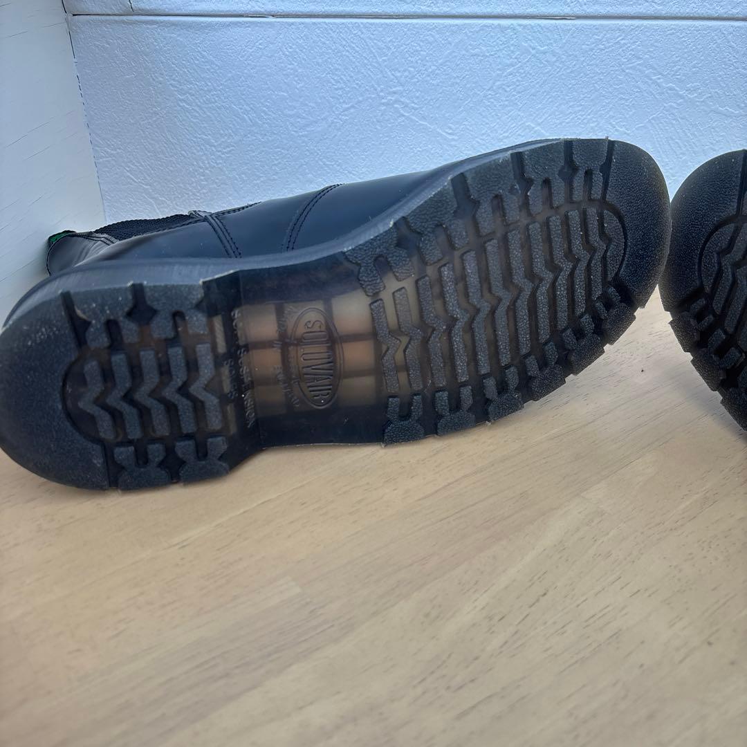 美品　solovair サイドゴアブーツ　24.5 イングランド　レザー　黒