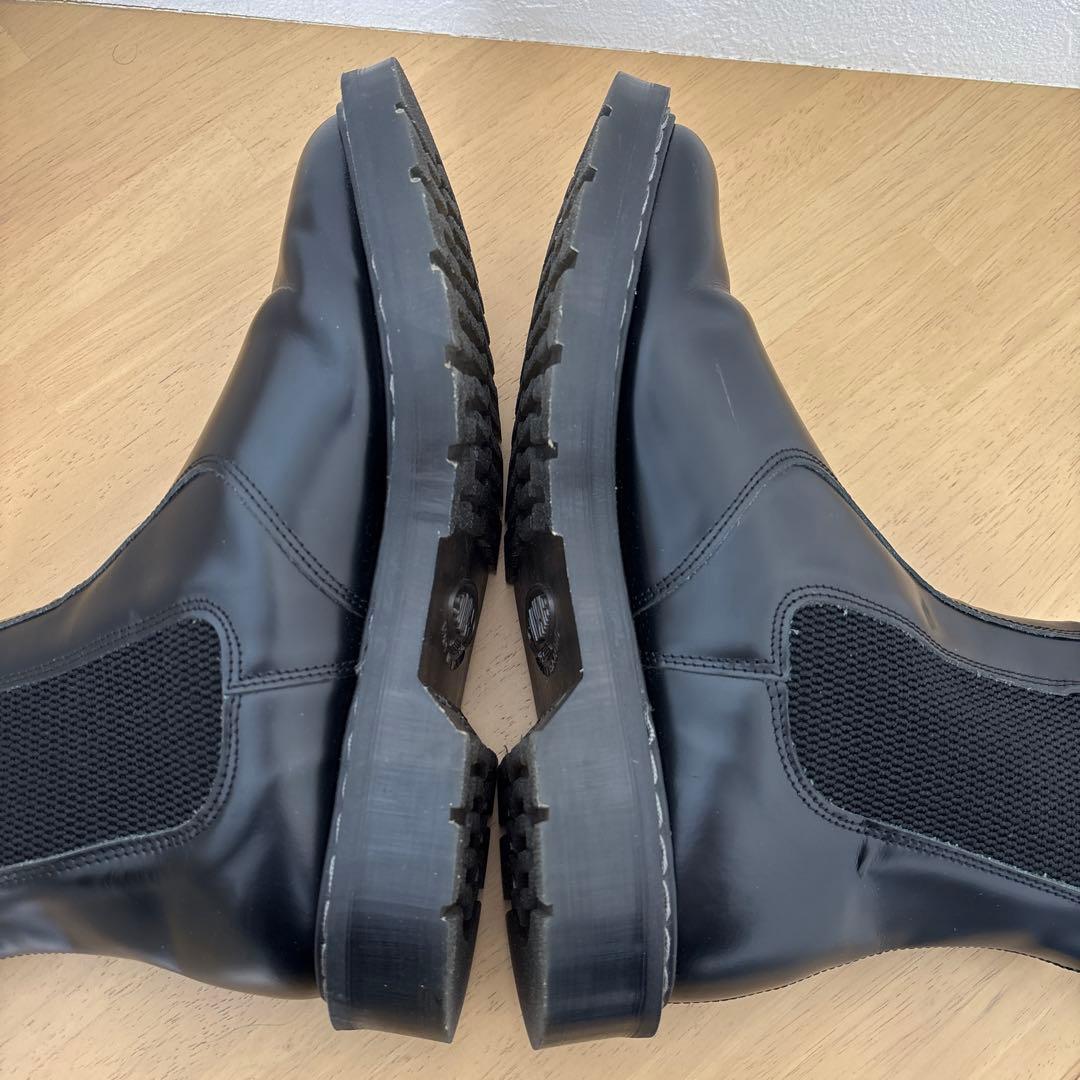 美品　solovair サイドゴアブーツ　24.5 イングランド　レザー　黒