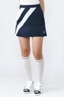 M・U SPORTS エムユースポーツ アシンメトリー スカート NVY 38