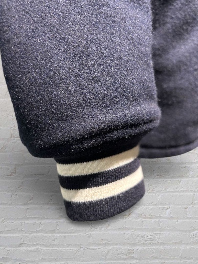 NEIGHBORHOOD メルトン スタジャン L 黒 1901