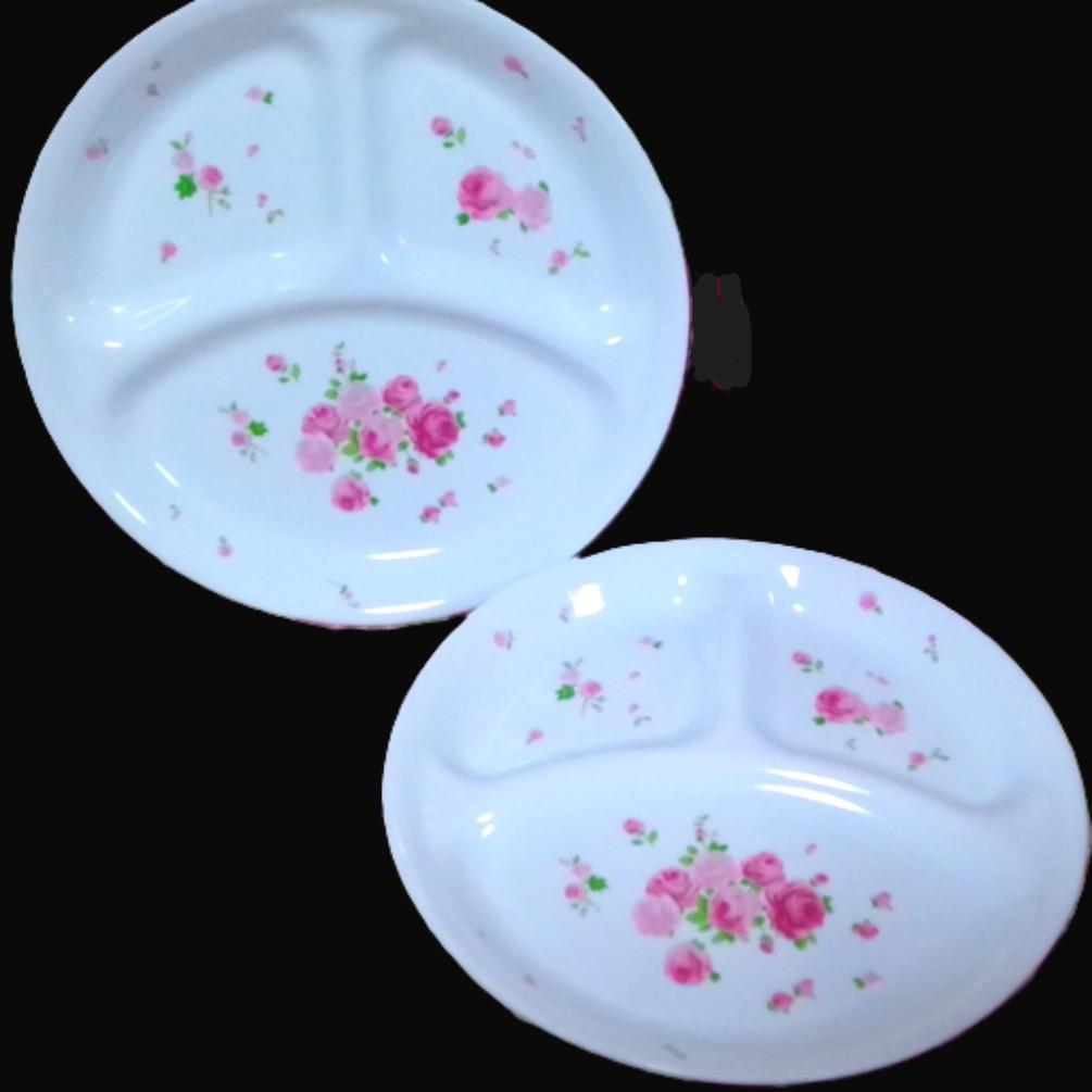 新品 コレール ローズ 薔薇 ランチ皿4枚