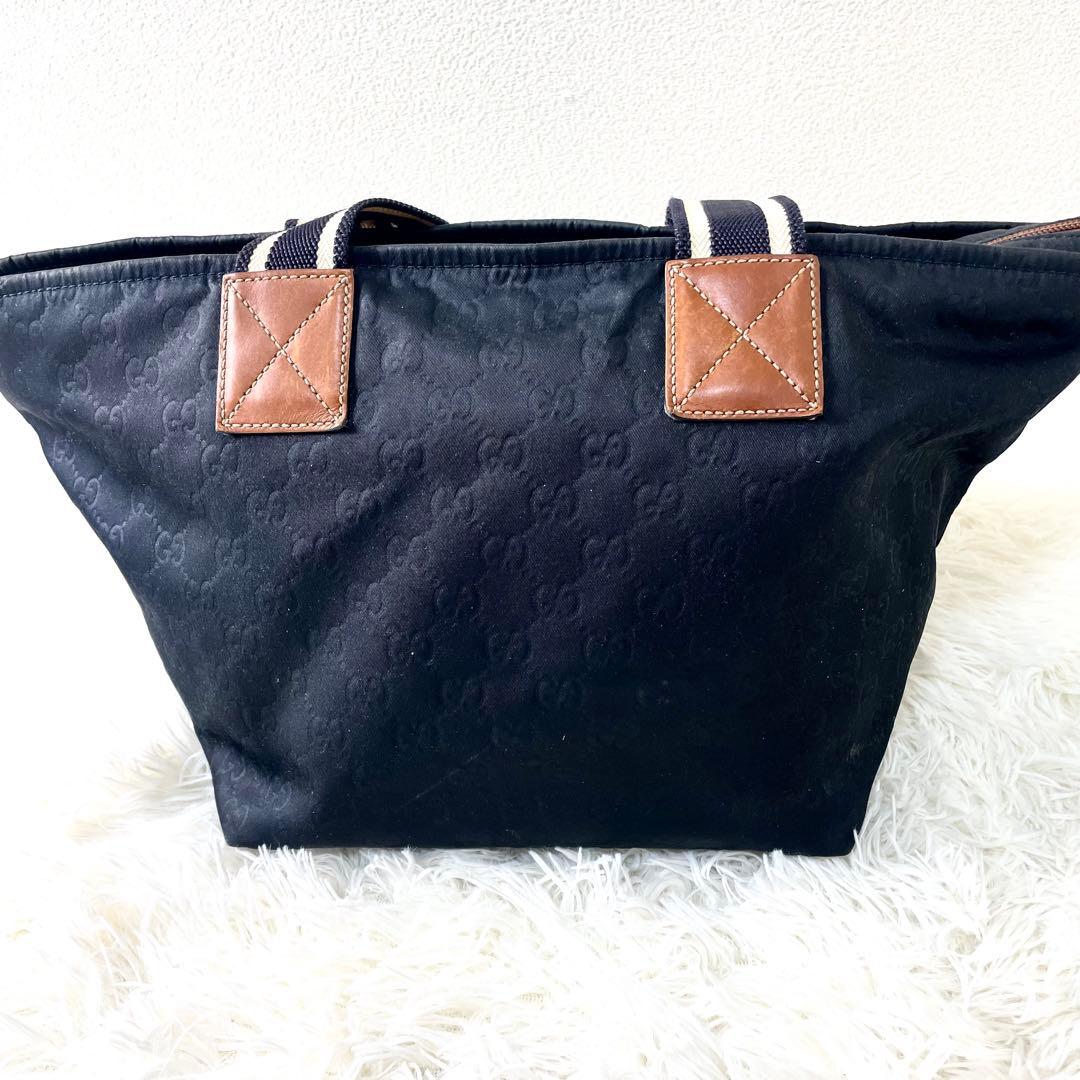 グッチ　GUCCI トートバッグ　ナイロン　レザー　 131230 レディース