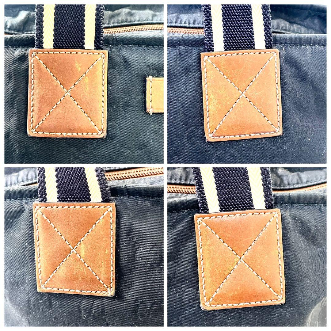 グッチ　GUCCI トートバッグ　ナイロン　レザー　 131230 レディース