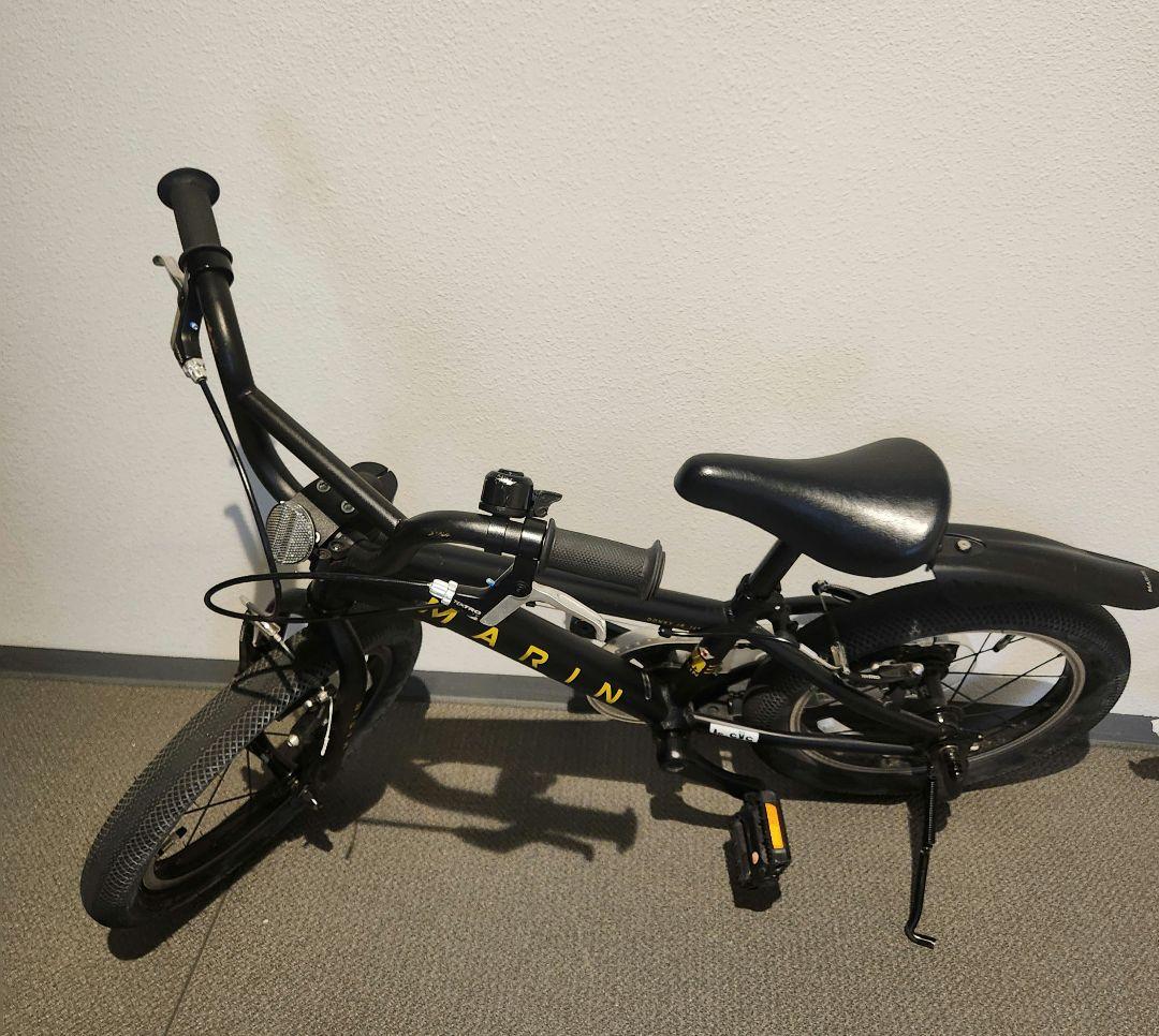 お引取り限定！マリンドンキージュニア16インチ補助輪&泥よけ&購入時付属品付