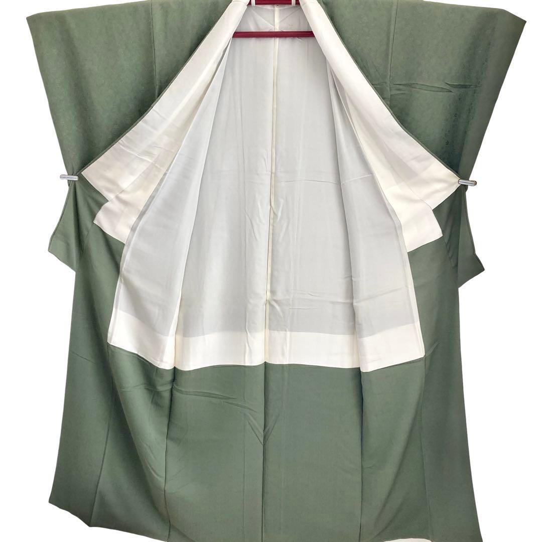 ★ twin R様★草緑 色無地　着物　礼装 卒業式 入学式 フルセット可