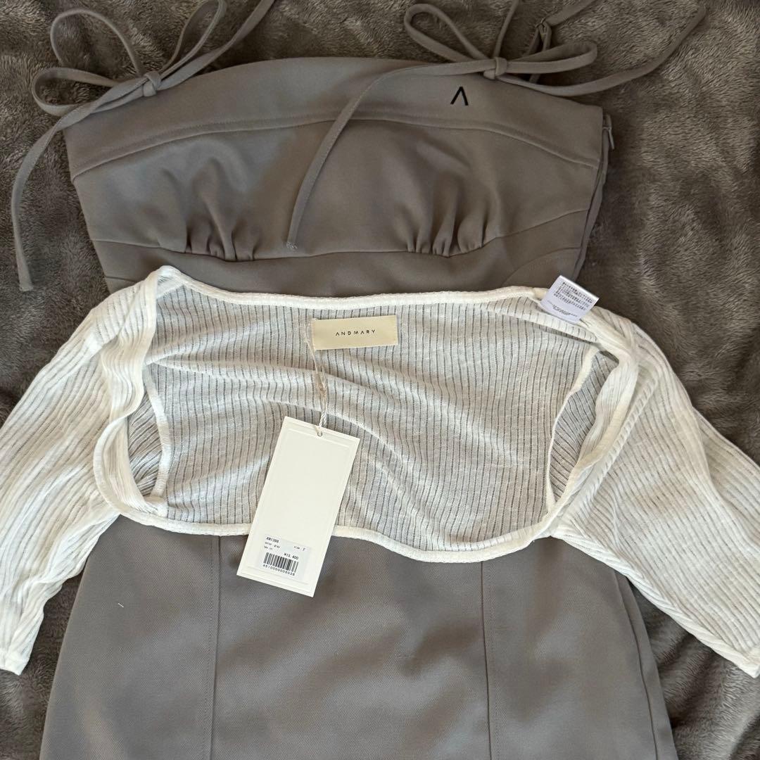 ワンピース andmary Baby slit mini dress