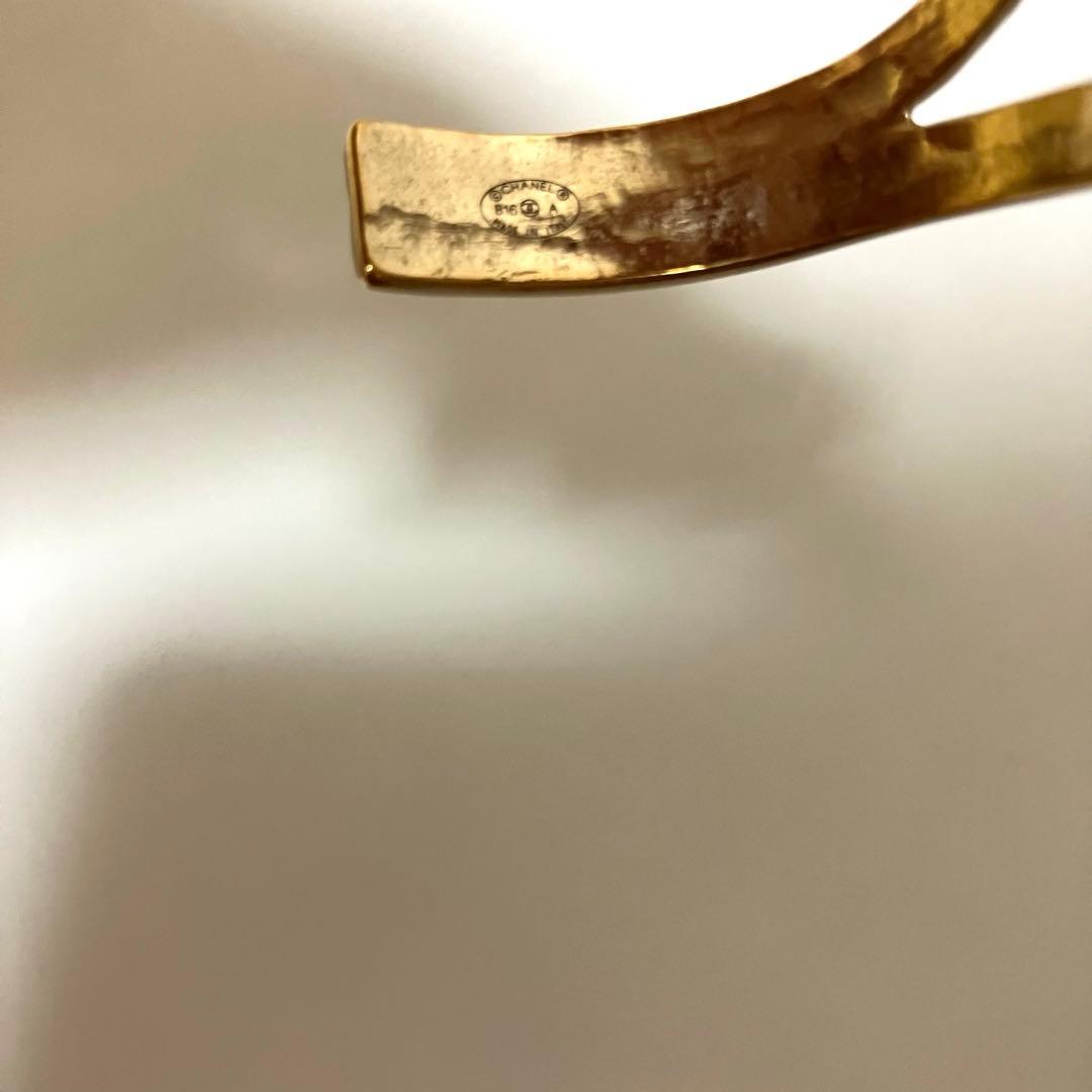 CHANEL シャネル CCロゴバングル ゴールド