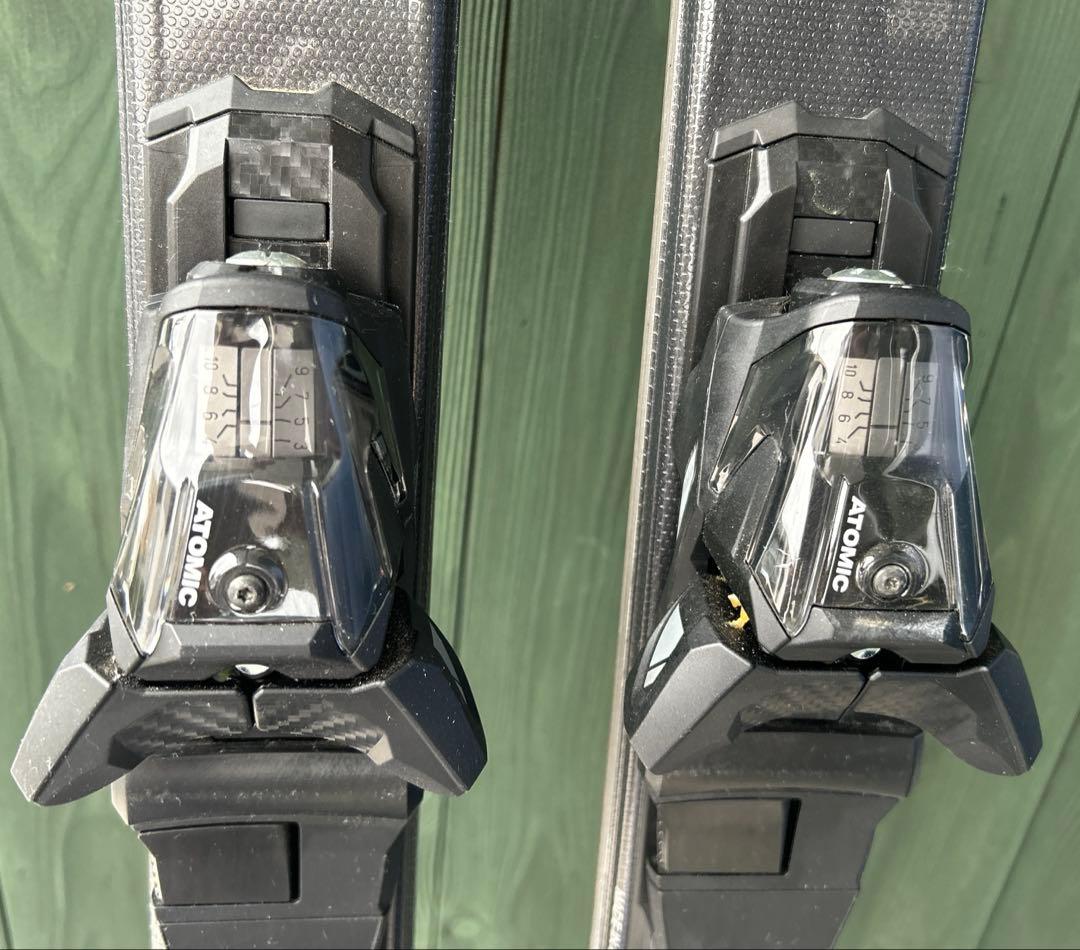 ATOMIC スキー板 ブラック レッド バインディング付き