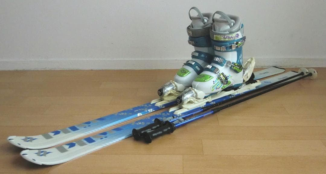 ■■1月限定■送料無料■女性用スキーフルセット■板148靴24.5■メンテ付■■