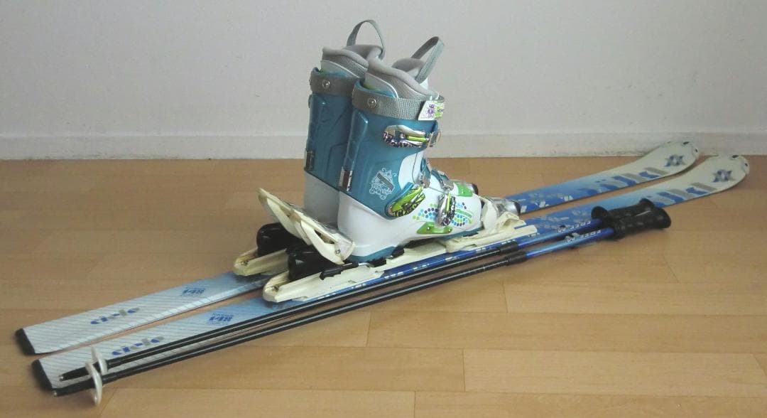■■1月限定■送料無料■女性用スキーフルセット■板148靴24.5■メンテ付■■