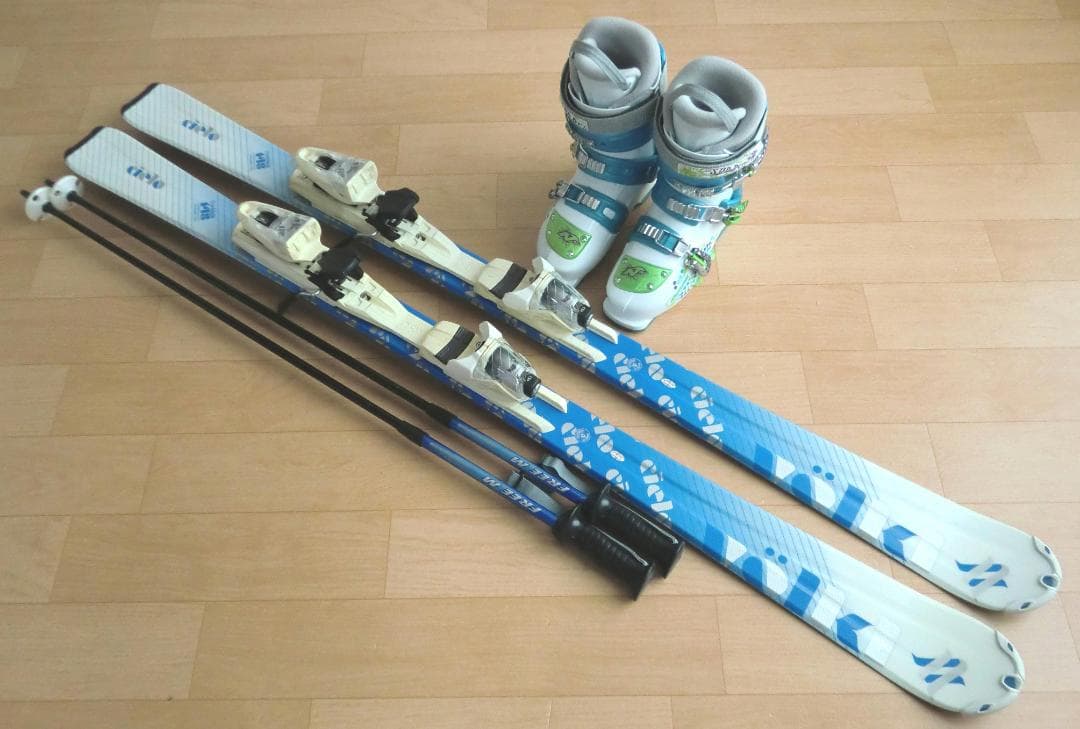 ■■1月限定■送料無料■女性用スキーフルセット■板148靴24.5■メンテ付■■