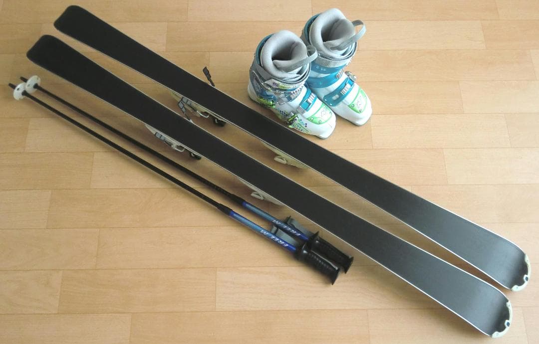 ■■1月限定■送料無料■女性用スキーフルセット■板148靴24.5■メンテ付■■