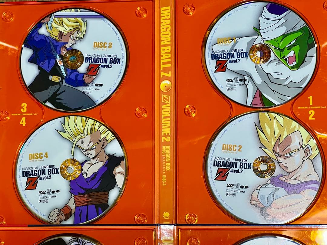 美品ドラゴンボールZ DRAGON BOX DVD-BOX vol.1vol.2