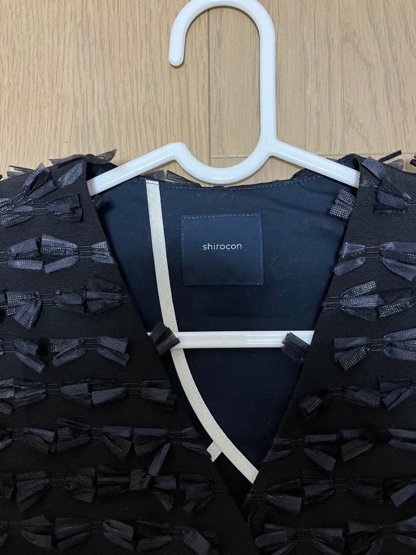 yori shirocon ミニリボンショートジレ 36