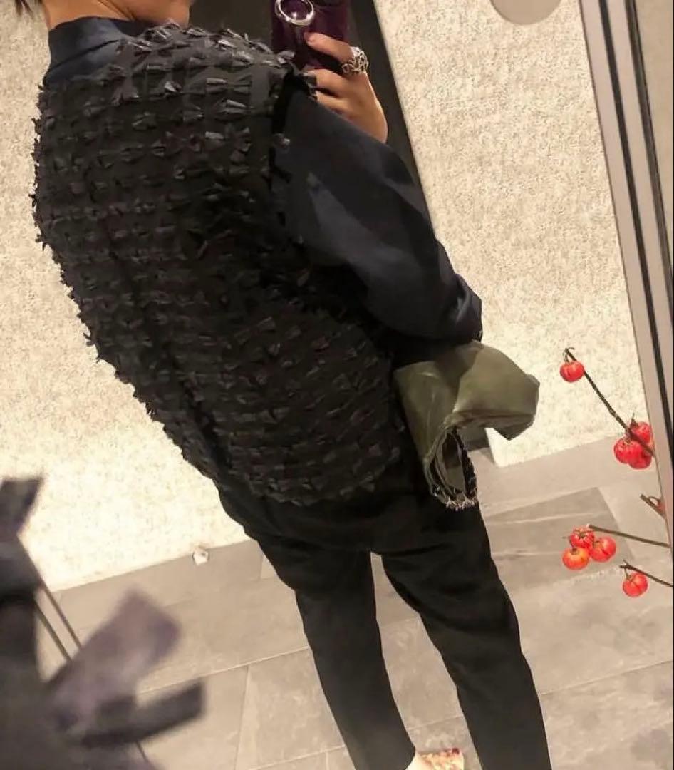 yori shirocon ミニリボンショートジレ 36