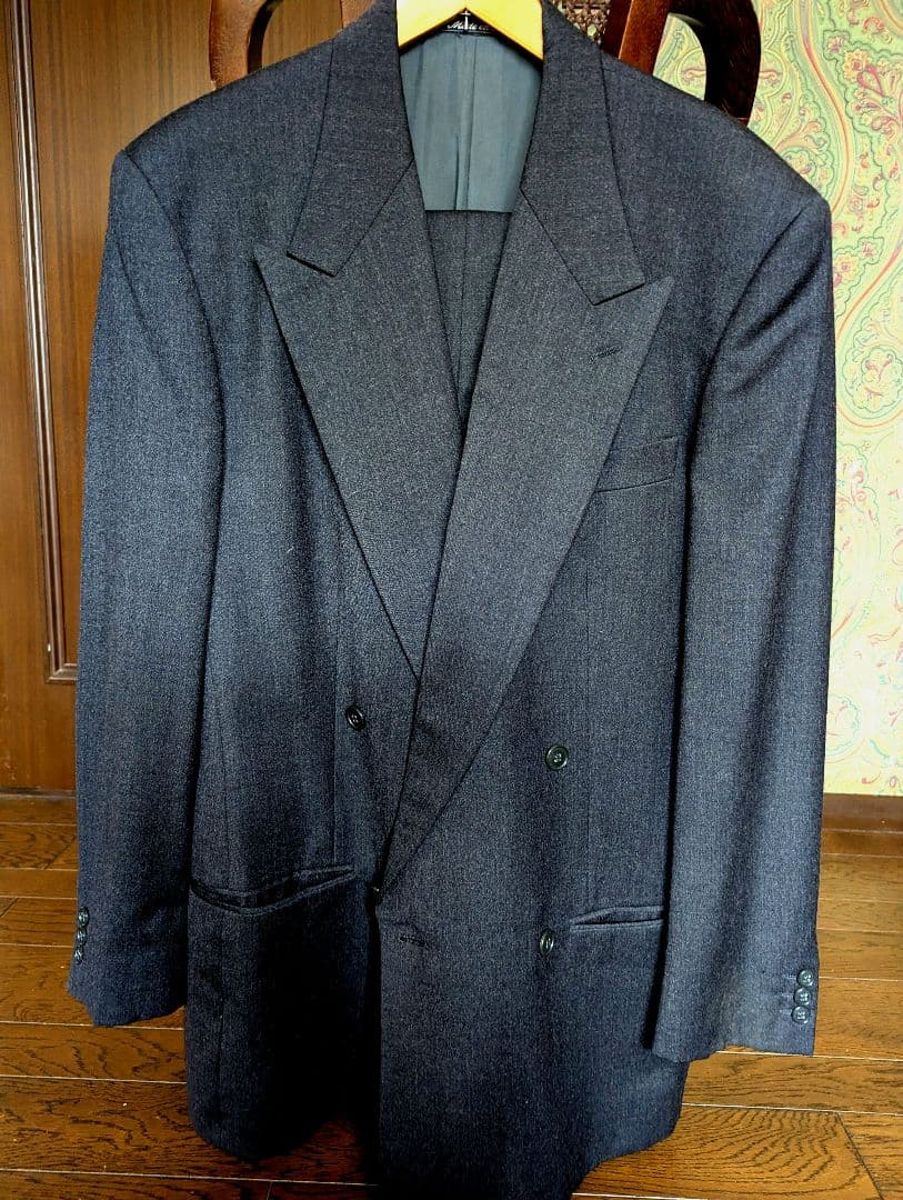 ヴィンテージ Giorgio Armani ダークグレー スーツ