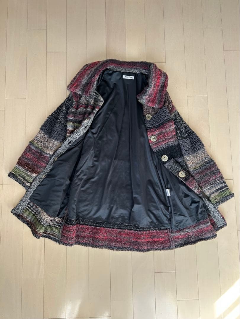 FUGAFUGA マルチカラーニットロングコート