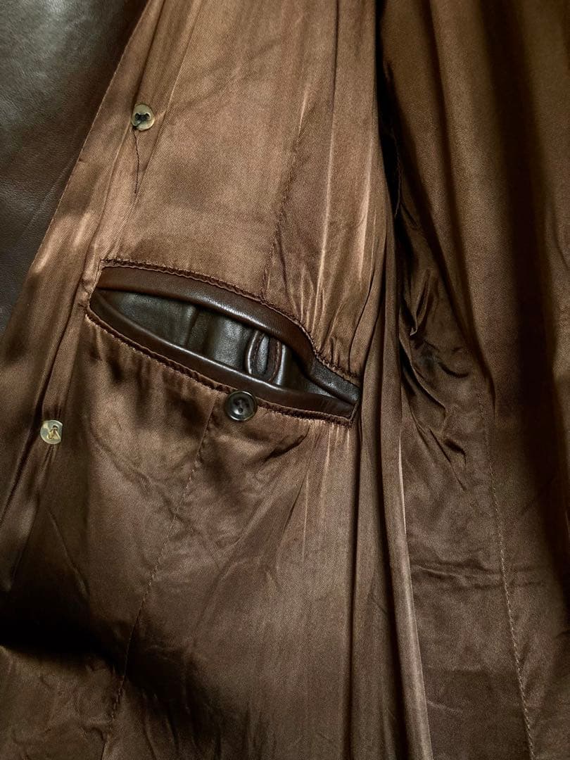 ジャケット・アウター 80s \"Aquascutum\" Leather Trench Coat