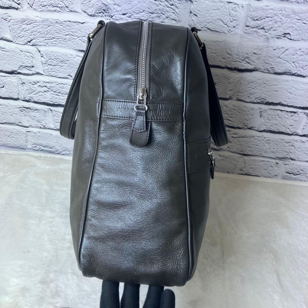 ジャックルコー✨リスボン 本革 レザー A4可 トートバッグ カーキ