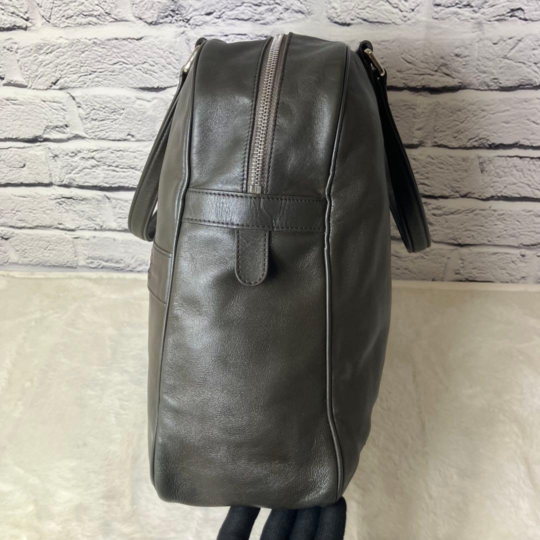 ジャックルコー✨リスボン 本革 レザー A4可 トートバッグ カーキ