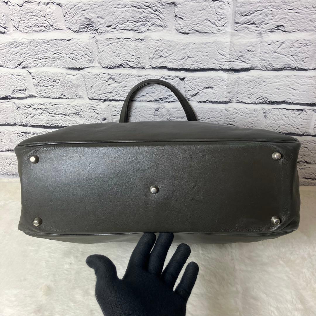 ジャックルコー✨リスボン 本革 レザー A4可 トートバッグ カーキ