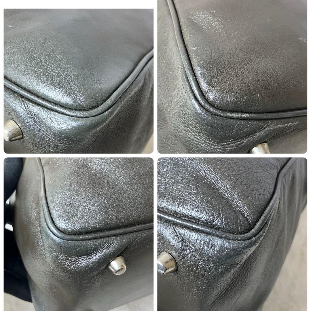 ジャックルコー✨リスボン 本革 レザー A4可 トートバッグ カーキ