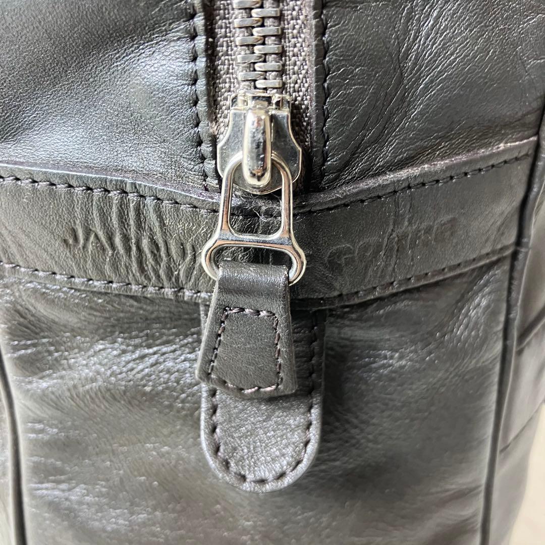 ジャックルコー✨リスボン 本革 レザー A4可 トートバッグ カーキ