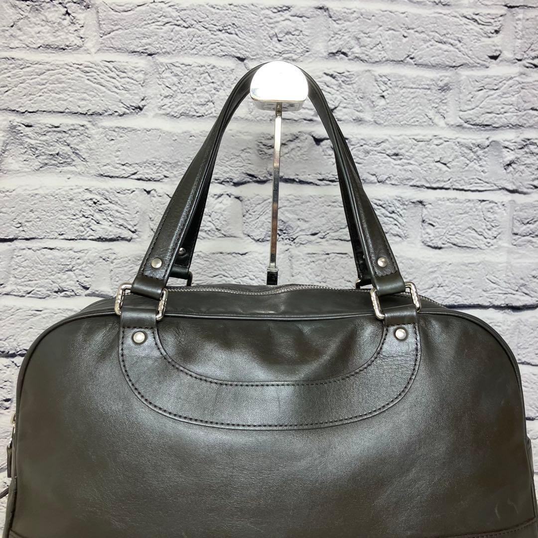 ジャックルコー✨リスボン 本革 レザー A4可 トートバッグ カーキ