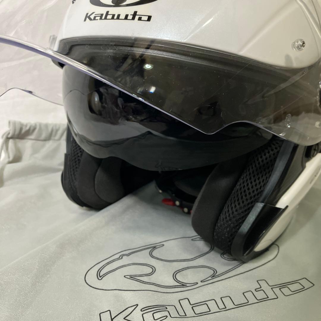 OGK KABUTO EXCEED パールホワイト Ｌ