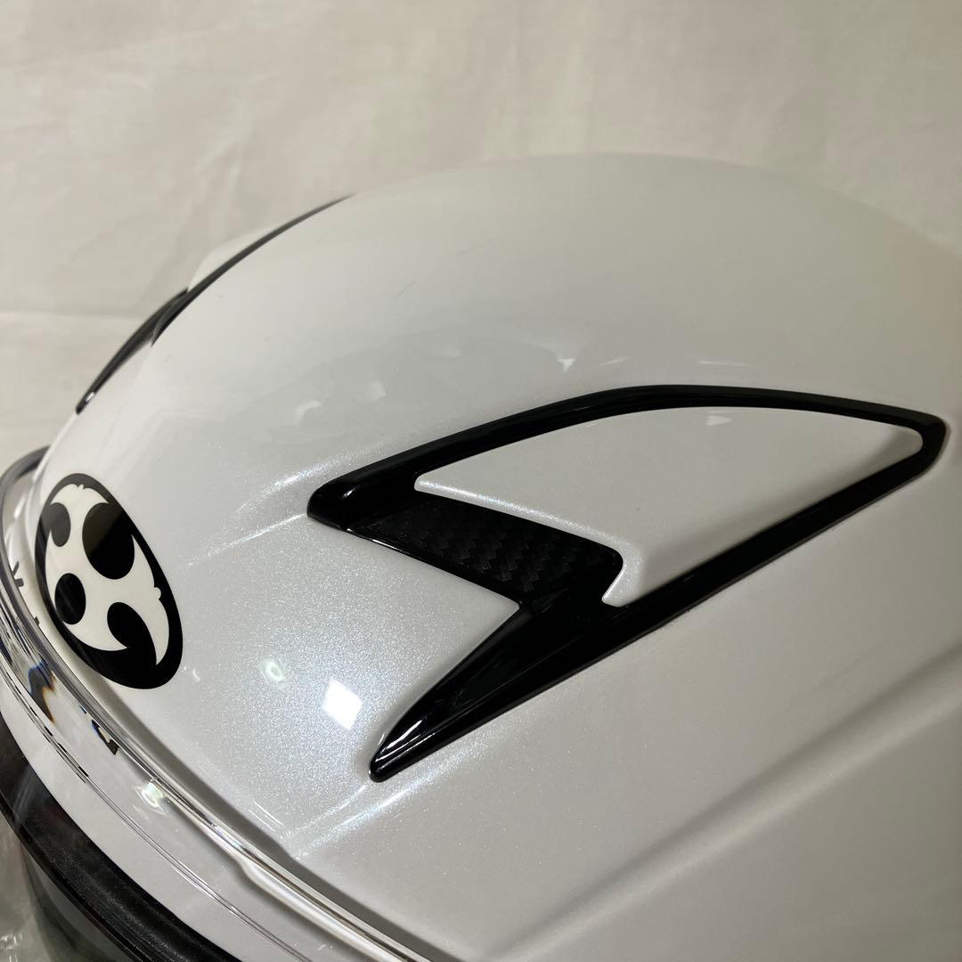 OGK KABUTO EXCEED パールホワイト Ｌ