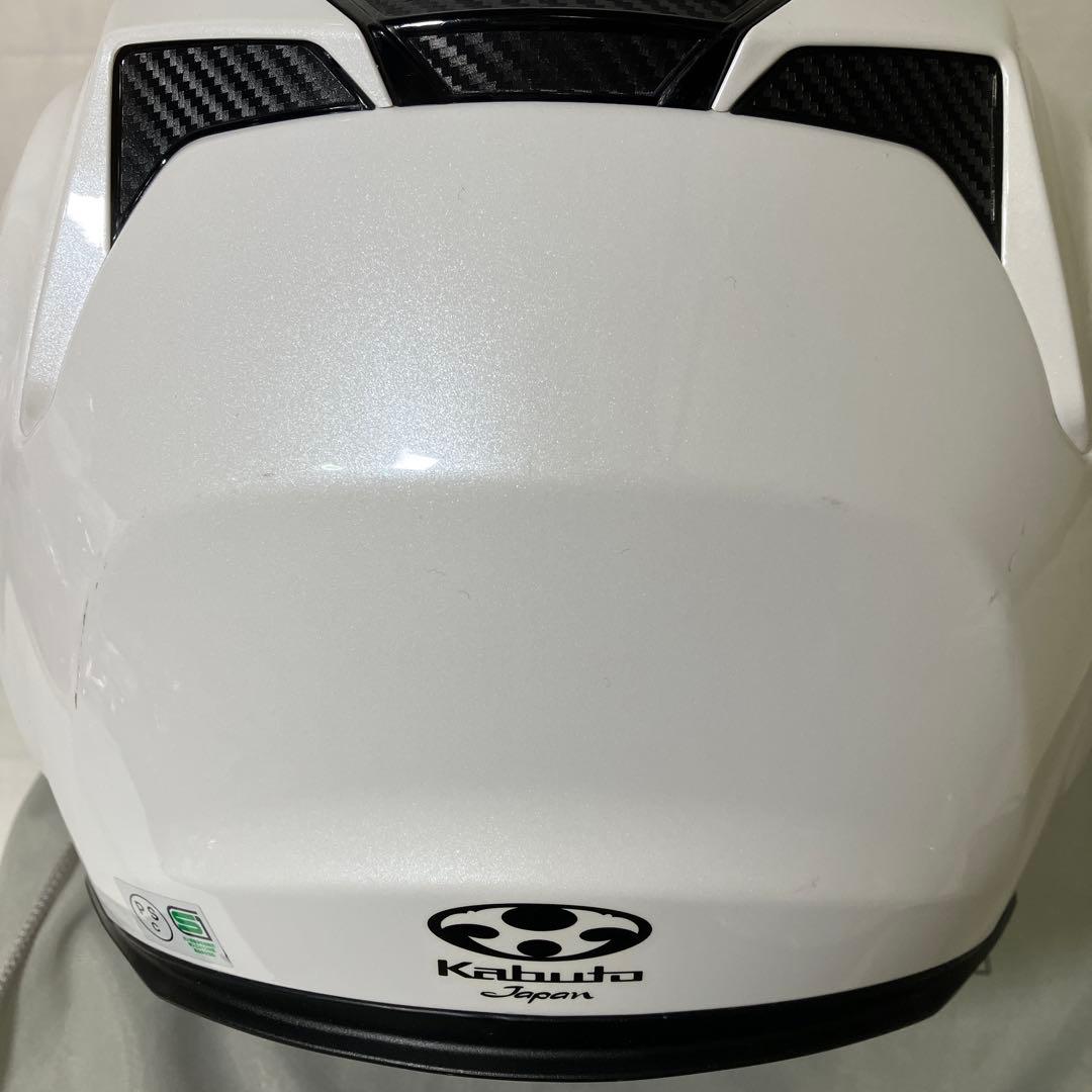 OGK KABUTO EXCEED パールホワイト Ｌ