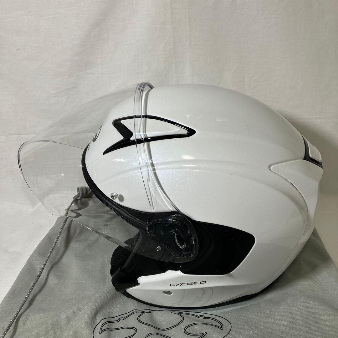 OGK KABUTO EXCEED パールホワイト Ｌ