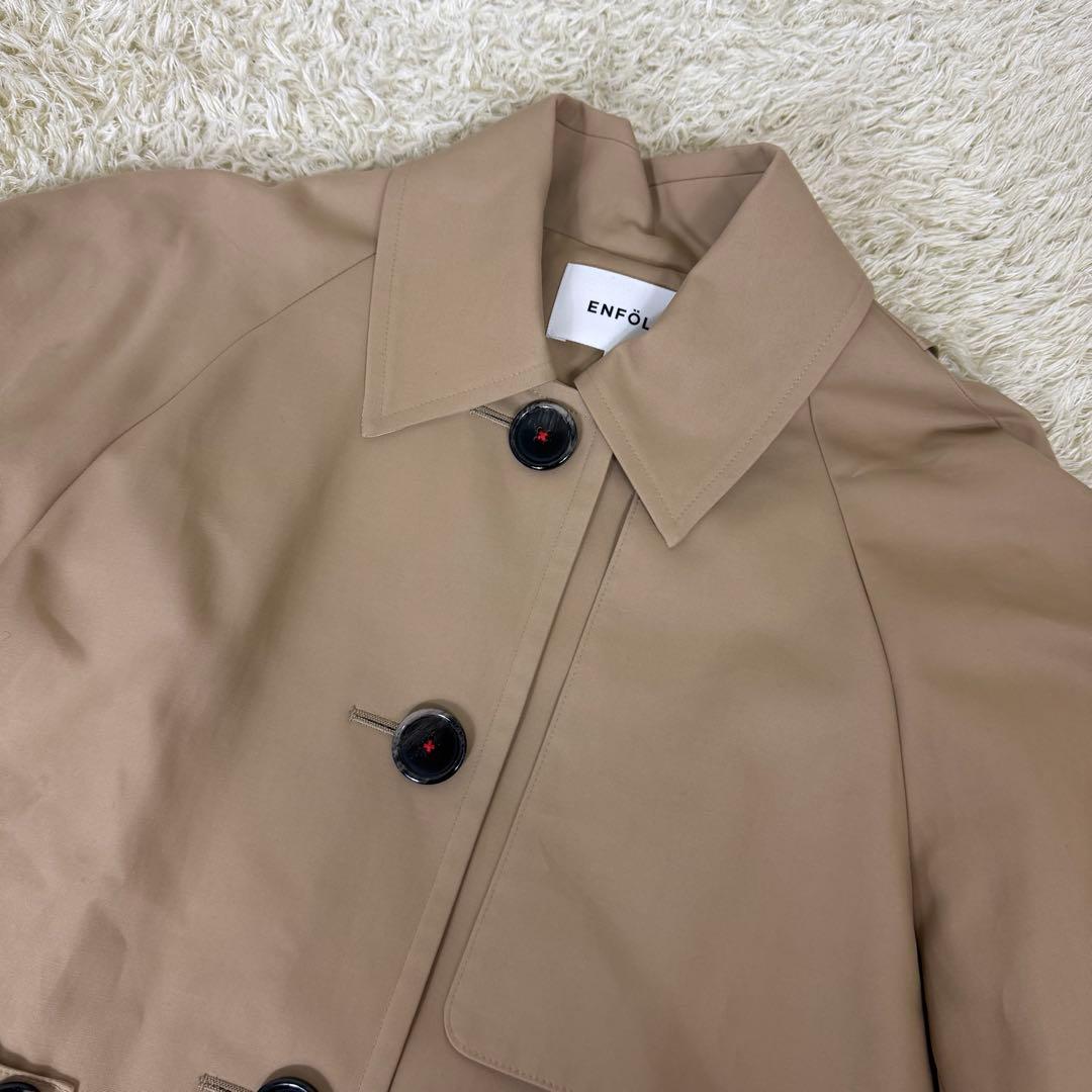 ジャケット・アウター 23SS ENFOLD SOUTIEN-COLLAR TRENCH COAT
