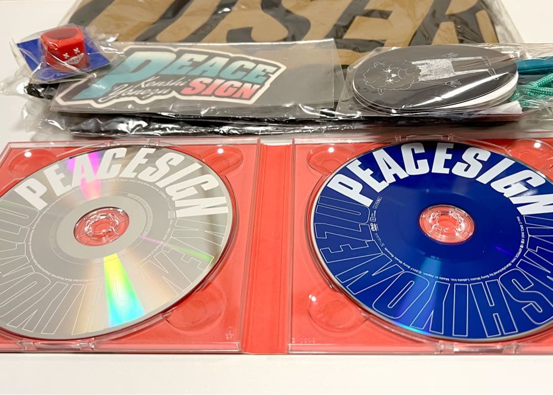 米津玄師 ピースサイン ピース盤 初回限定 ピースリング LOSER-T うちわ