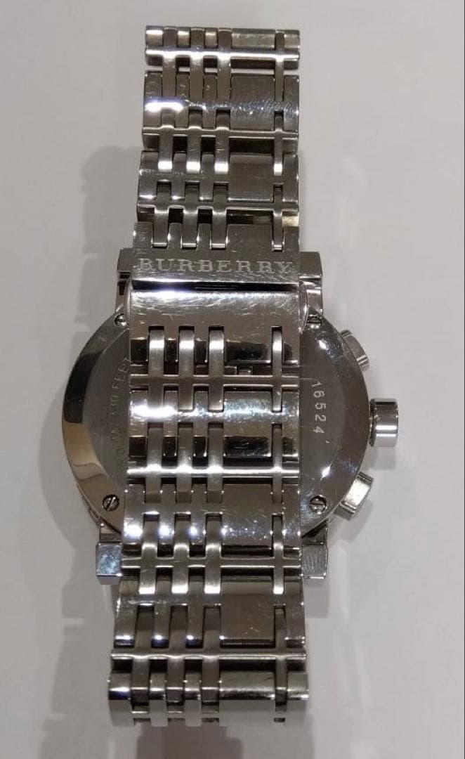 バーバリー 腕時計 ホワイト シルバー BU2303