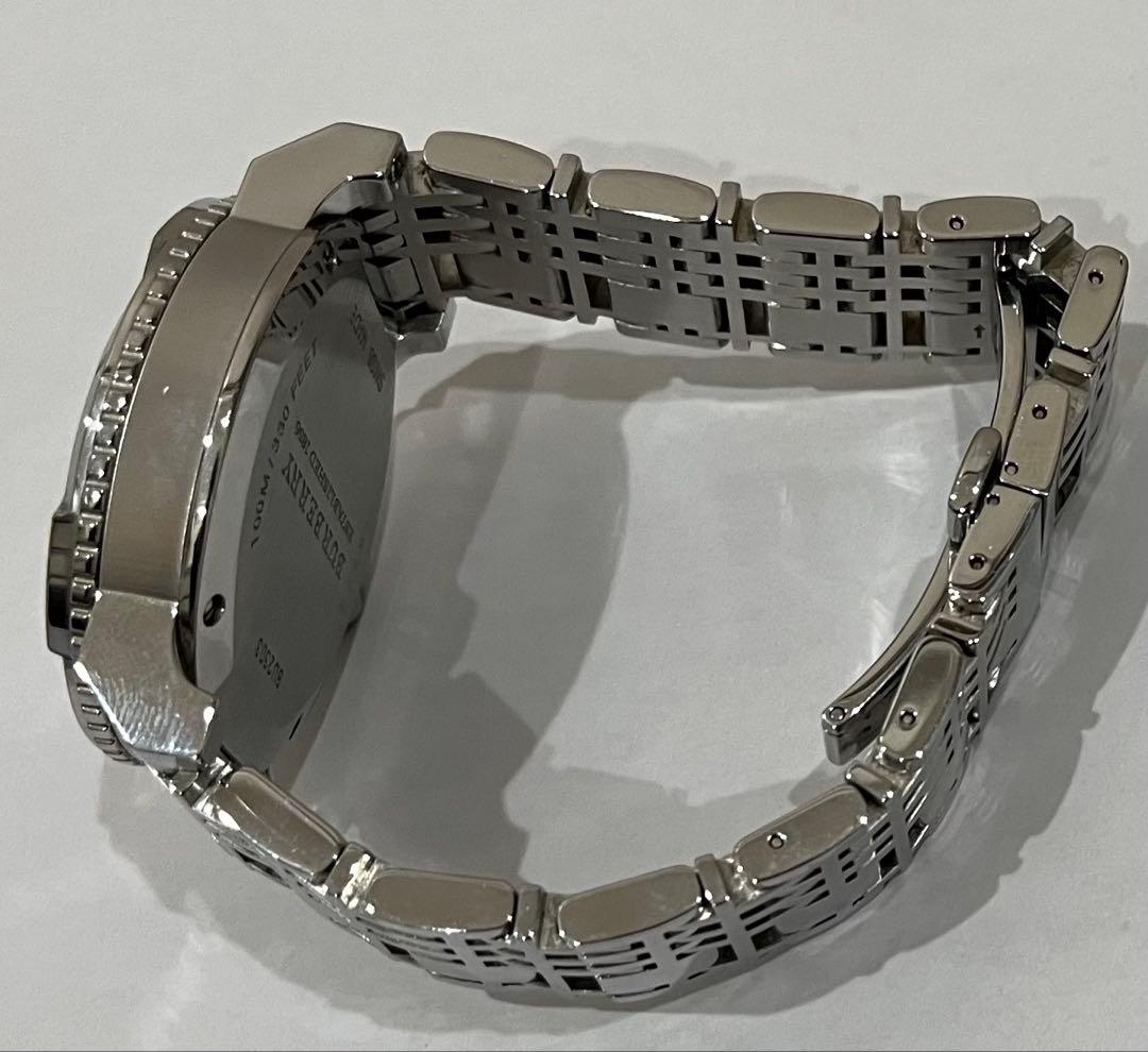 バーバリー 腕時計 ホワイト シルバー BU2303