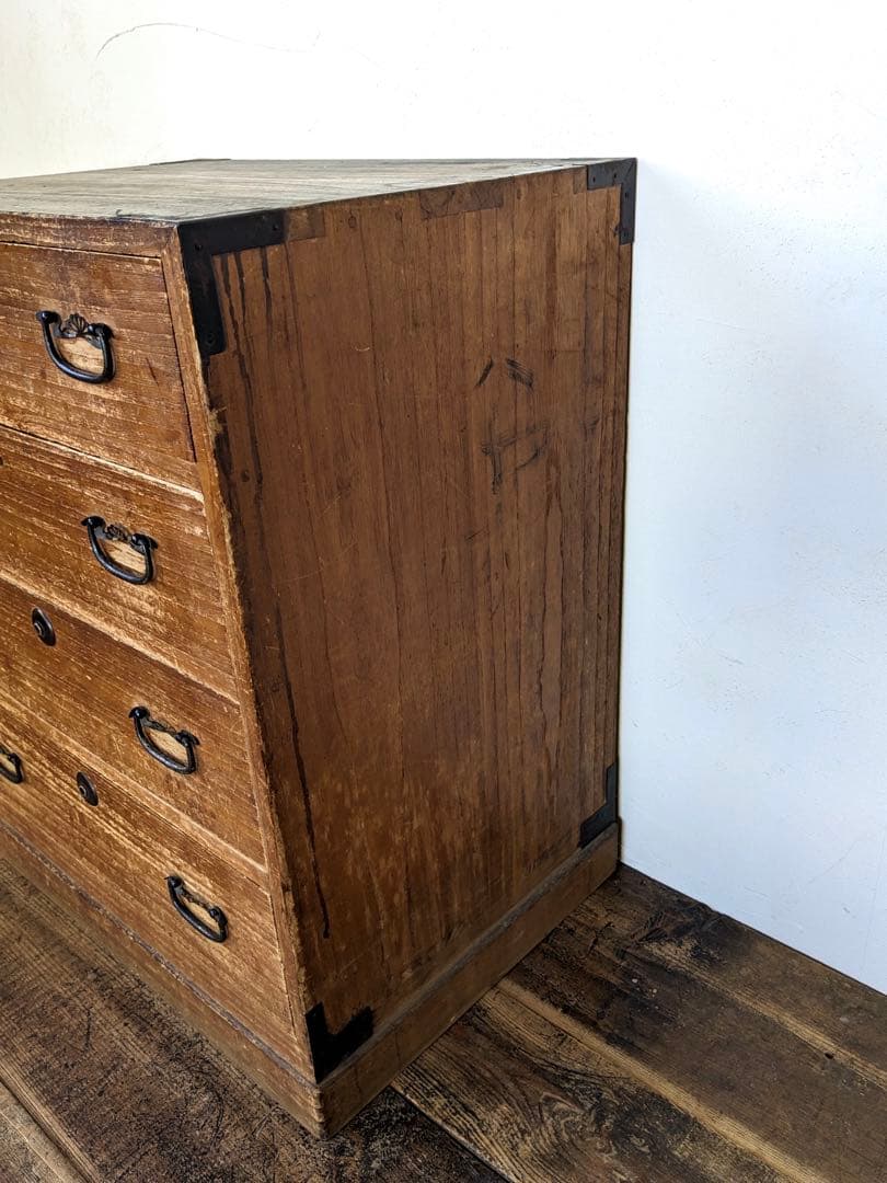 木製タンス 骨董 箪笥 昭和レトロ