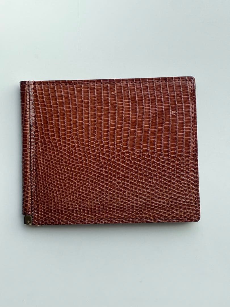 GANZO LIZARD6 マネークリップ ブラウン