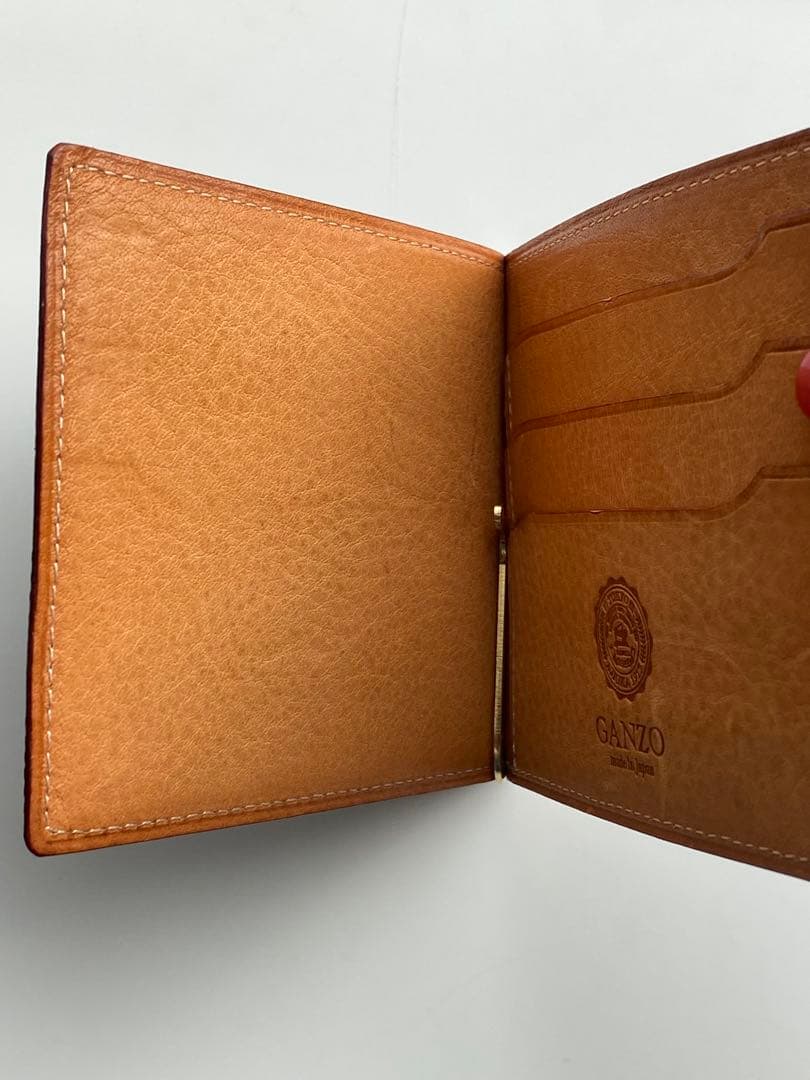 GANZO LIZARD6 マネークリップ ブラウン