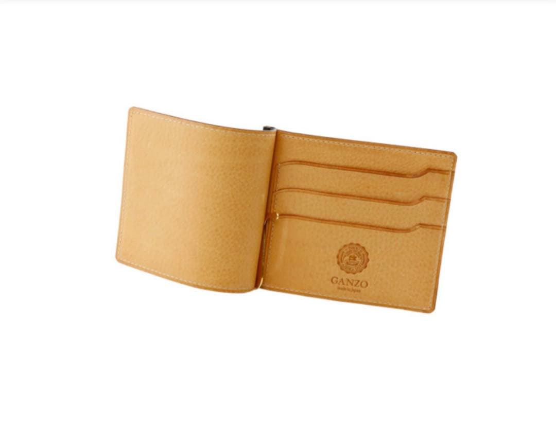 GANZO LIZARD6 マネークリップ ブラウン