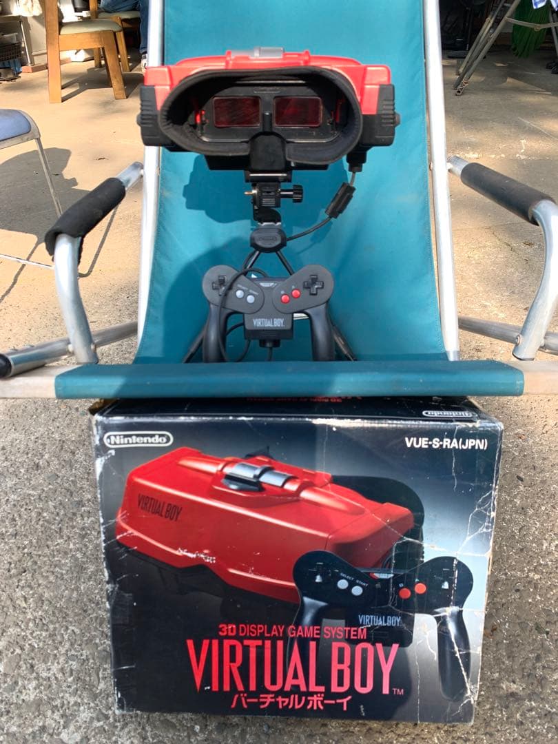 『送料無料！』任天堂バーチャルボーイ本体+ソフト付き　ジャンク品