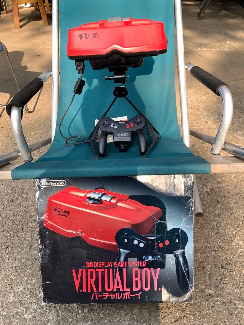 『送料無料！』任天堂バーチャルボーイ本体+ソフト付き　ジャンク品