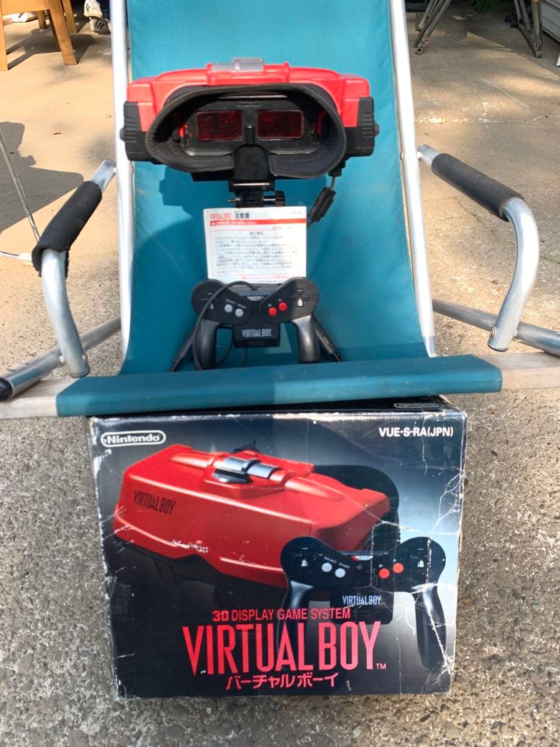『送料無料！』任天堂バーチャルボーイ本体+ソフト付き　ジャンク品