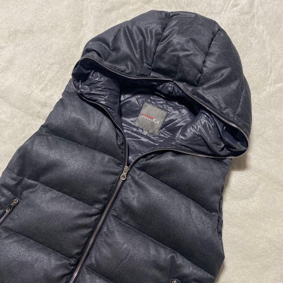 ✨希少✨DUVETICA カシミヤ混　ダウンベスト　FEBDUE グレー　42