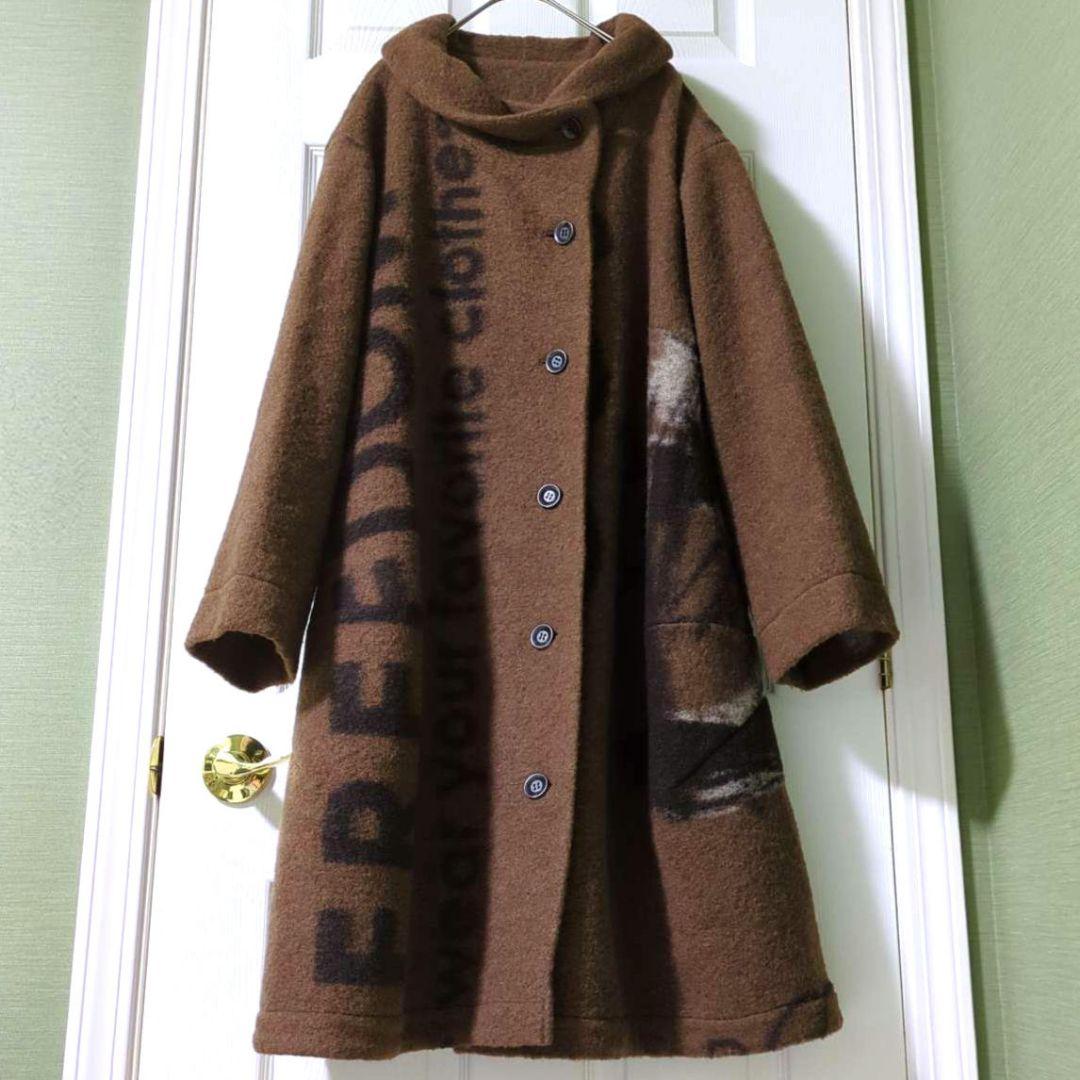 【専用】慈雨　センソユニコ　ロングコート　アウター　英文字